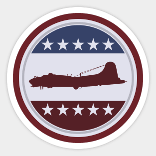 WW2 B-17 Flying Fortress Patch Sticker